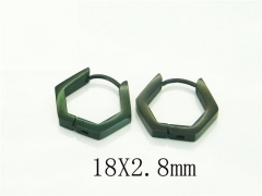 Stainless Steel Jewelry Wholesale - Stainless Steel Earrings - HY75E0169KB