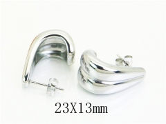 Stainless Steel Jewelry Wholesale - Stainless Steel Earrings - HY54E0186LR