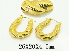 Stainless Steel Jewelry Wholesale - Stainless Steel Earrings - HY06E0520HBB