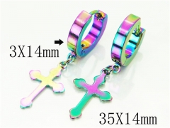 Stainless Steel Jewelry Wholesale - Stainless Steel Earrings - HY67E0488JV