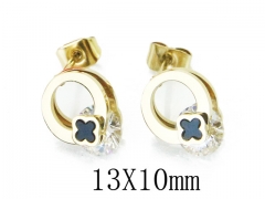 Stainless Steel Jewelry Wholesale - Stainless Steel Earrings - HY47E0125ML