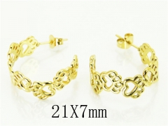 Stainless Steel Jewelry Wholesale - Stainless Steel Earrings - HY70E1170LA