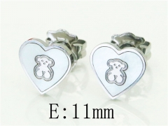 Stainless Steel Jewelry Wholesale - Stainless Steel Earrings - HY90E0335HSS