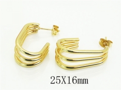 Stainless Steel Jewelry Wholesale - Stainless Steel Earrings - HY58E2020KV