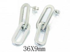 Stainless Steel Jewelry Wholesale - Stainless Steel Earrings - HY06E1675LG