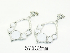 Stainless Steel Jewelry Wholesale - Stainless Steel Earrings - HY30E2205PL