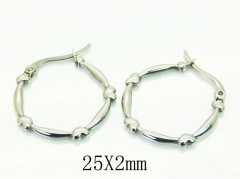 Stainless Steel Jewelry Wholesale - Stainless Steel Earrings - HY06E0337NV