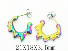 Stainless Steel Jewelry Wholesale - Stainless Steel Earrings - HY70E0940LS