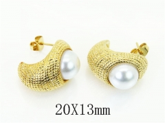 Stainless Steel Jewelry Wholesale - Stainless Steel Earrings - HY80E1070OE