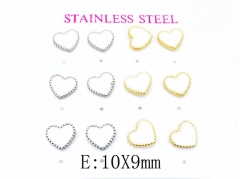 Stainless Steel Jewelry Wholesale - Stainless Steel Earrings - HY59E0593HML