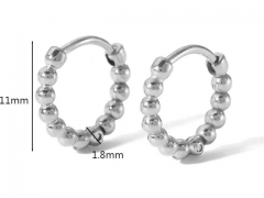 Stainless Steel Jewelry Wholesale - Stainless Steel Earrings - HY0158E0302