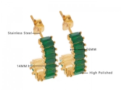 Stainless Steel Jewelry Wholesale - Stainless Steel Earrings - HY0076E0056