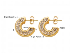 Stainless Steel Jewelry Wholesale - Stainless Steel Earrings - HY0076E0200