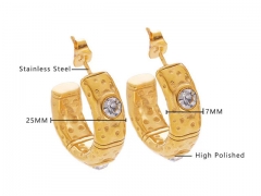 Stainless Steel Jewelry Wholesale - Stainless Steel Earrings - HY0076E0119