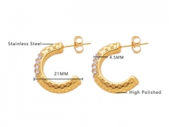 Stainless Steel Jewelry Wholesale - Stainless Steel Earrings - HY0076E0122