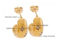 Stainless Steel Jewelry Wholesale - Stainless Steel Earrings - HY0076E0033