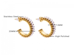 Stainless Steel Jewelry Wholesale - Stainless Steel Earrings - HY0076E0067