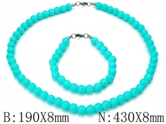 Wholesale Stainless Steel Bracelets & Necklaces Sets - HY70S0004L0