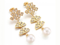 Stainless Steel Jewelry Wholesale - Stainless Steel Earrings - HY0151E0309