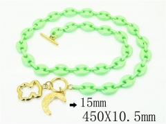 Wholesale Stainless Steel Bracelets & Necklaces Sets - HY21S0179IOT