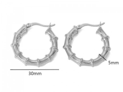 Stainless Steel Jewelry Wholesale - Stainless Steel Earrings - HY0158E0699