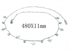 Stainless Steel Jewelry Wholesale - Stainless Steel Necklaces - HY54N0438PF