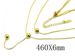 Stainless Steel Jewelry Wholesale - Stainless Steel Necklaces - HY19N0081HHS