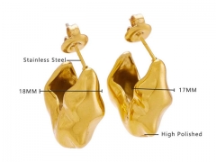 Stainless Steel Jewelry Wholesale - Stainless Steel Earrings - HY0076E0025