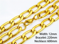 Wholesale Stainless Steel Bracelets & Necklaces Sets - HY40S0146IOL