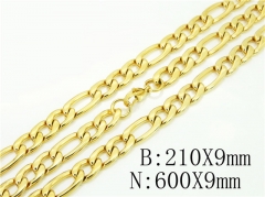 Wholesale Stainless Steel Bracelets & Necklaces Sets - HY40S0478HPL