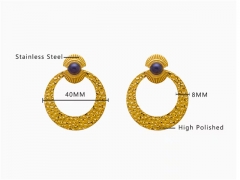 Stainless Steel Jewelry Wholesale - Stainless Steel Earrings - HY0076E0213