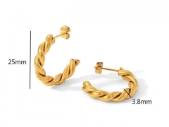 Stainless Steel Jewelry Wholesale - Stainless Steel Earrings - HY0158E0203