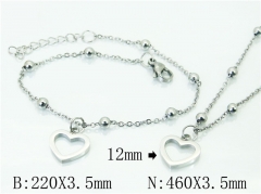 Wholesale Stainless Steel Bracelets & Necklaces Sets - HY91S1244HWW