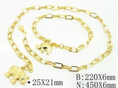 Wholesale Stainless Steel Bracelets & Necklaces Sets - HY62S0315HME