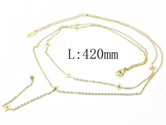 Stainless Steel Jewelry Wholesale - Stainless Steel Necklaces - HY19N0225HKD