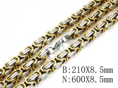 Wholesale Stainless Steel Bracelets & Necklaces Sets - HY40S0277IPX