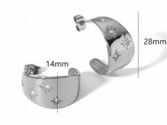 Stainless Steel Jewelry Wholesale - Stainless Steel Earrings - HY0158E0407
