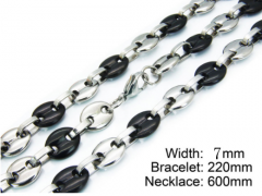 Wholesale Stainless Steel Bracelets & Necklaces Sets - HY55SA002