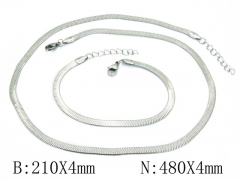 Wholesale Stainless Steel Bracelets & Necklaces Sets - HY70S0501ML