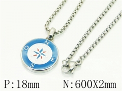 Stainless Steel Jewelry Wholesale - Stainless Steel Necklaces - HY41N0248HEL