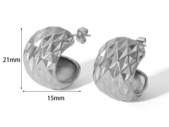 Stainless Steel Jewelry Wholesale - Stainless Steel Earrings - HY0158E0601