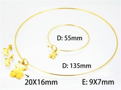 Wholesale Stainless Steel Bracelets & Necklaces Sets - HY64S0975IYY