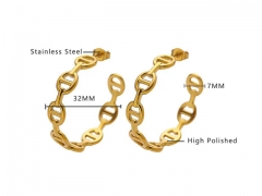 Stainless Steel Jewelry Wholesale - Stainless Steel Earrings - HY0076E0104