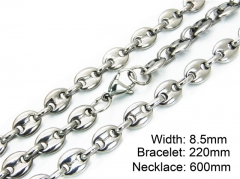 Wholesale Stainless Steel Bracelets & Necklaces Sets - HY55S0253HMC