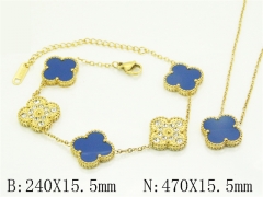 Wholesale Stainless Steel Bracelets & Necklaces Sets - HY32S0185HOX