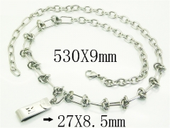 Stainless Steel Jewelry Wholesale - Stainless Steel Necklaces - HY04N0069HMQ