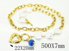 Stainless Steel Jewelry Wholesale - Stainless Steel Necklaces - HY21N0166HOC