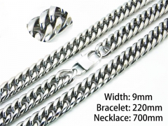 Wholesale Stainless Steel Bracelets & Necklaces Sets - HY40S0269IOL
