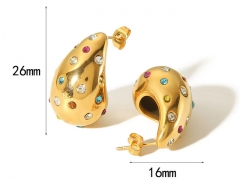 Stainless Steel Jewelry Wholesale - Stainless Steel Earrings - HY0158E0278