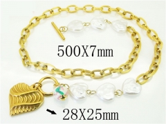 Stainless Steel Jewelry Wholesale - Stainless Steel Necklaces - HY21N0161HOG